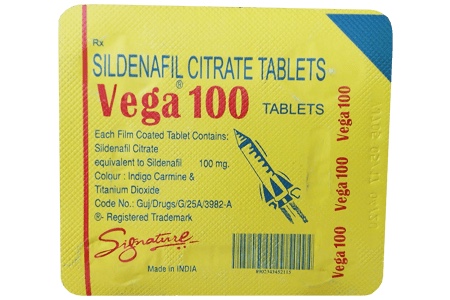 Vega 100 Sildenafil Citrate Tablet 100mg