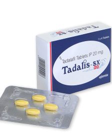 Tadalis-SX 4 Tablets 20mg Tadalafil